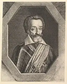 Portrait du roi Henri IV de France.