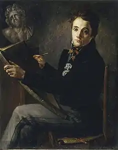 Félix Auvray, Portrait d'Henri Lemaire (1818), musée des Beaux-Arts de Valenciennes.