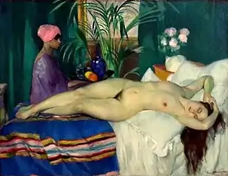 Courtisane endormie (1920), Paris, musée national d'Art moderne.