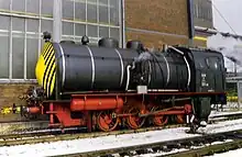 Locomotive de maneuvre Henschel à accumulateur de vapeur