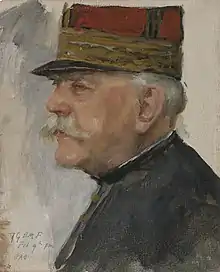Portrait du général Joffre en 1915, conservé à l'ambassade britannique à Paris.