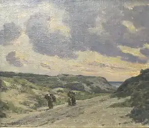 Sunset Equihen dit aussi Paysage d'Équihen, 1914.
