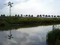 Hertogswetering, petit moulin de drainage à hauteur de Berghem