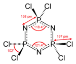Image illustrative de l’article Hexachlorophosphazène