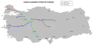 Image illustrative de l’article Yüksek Hızlı Tren