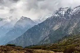 Dans le Langtang, avril 2014