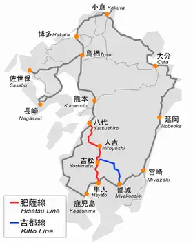 Voir la carte de la ligne.