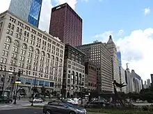 Le quartier historique de Michigan Boulevard District.