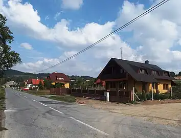 Une rue de Hlásnice.