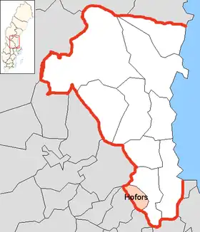 Localisation de Hofors