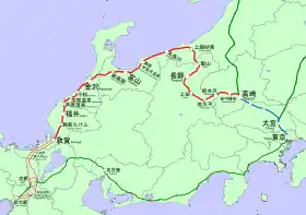 Voir la carte de la ligne.