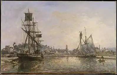 Honfleur, 1865Metropolitan Museum, New York.