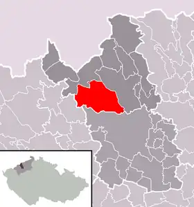 Localisation de Horní Jiřetín