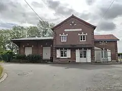 Le bâtiment de la gare en 2020