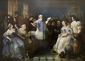 L'Hôtel de Rambouillet, François-Hippolyte Debon.