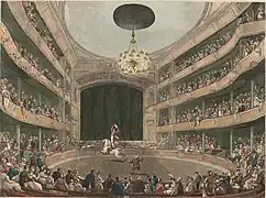 Amphithéâtre d'Astley's vers 1808.