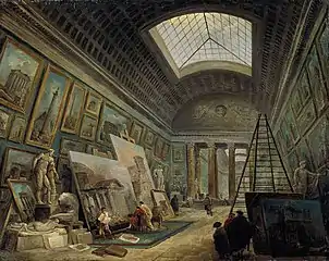Une galerie du muséum.
