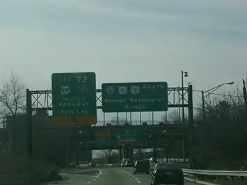 I-95 pont George-Washington, fort Lee