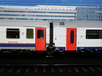 Voiture I10 climatisée incorporée à une rame de I11.