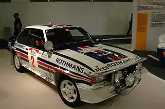 Opel Ascona 400 de Ari Vatanen et Terry Harryman.