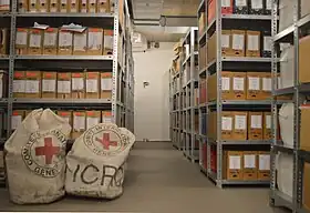 Archives semi-actuelles du CICR à Satigny