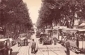 Le cours Belsunce, dans les années 1920.