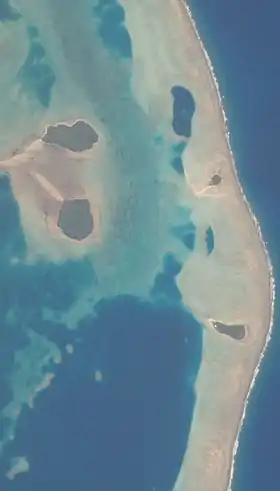 Nukuhifala (en bas à droite), avec Luaniva, Fugalei, Tekaviki et Nukuhione.