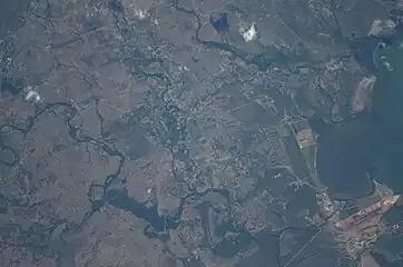 Caimanera, río Guantánamo (en) (bas) et río Guaso (en) (haut)