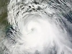 Ike approchant Galveston (Texas)