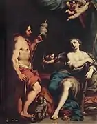 Alessandro e Diogene (autre peinture) XVIIIe siècle