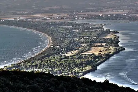 Tombolo de Giannella.