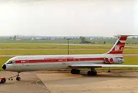 Un Iliouchine Il-62 de ČSA, similaire à celui impliqué dans l'accident.