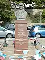 Imperia Oneglia, monument à Manuel Belgrano, buste par Luigi Brizzolara 1933