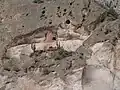 Tombes incas dans le canyon de Colca