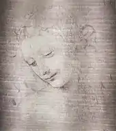 Photographie en noir et blanc du tableau