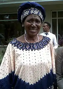 Inonge Wina, vice-présidente de la République de Zambie.