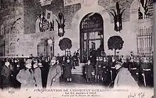 Inauguration de l'Institut en 1911.