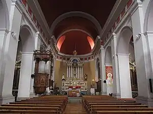 Intérieur de l'Eglise.