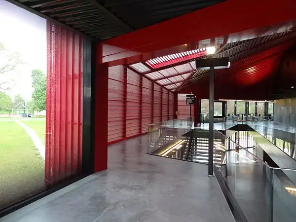 Hall du Rocher de Palmer, lieu du festival.