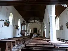 Nef, bans clos et collatéral sud.