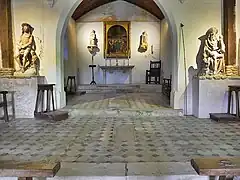 Le chœur, depuis la nef.