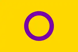Drapeau intersexe.