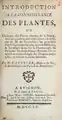 Introduction a la conoissance des plantes..., les propriétés d'après la pratique des plus sçavans médecins par Dr Hugues Gauthier, 1760