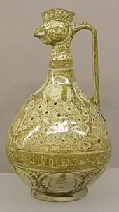 Aiguière à tête de coq, fin du XIIe siècle, début du XIIIe siècle, Musée d'Art Oriental de Turin (Italie).