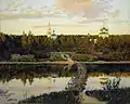 Le Monastère silencieux à Krivoezerski  (Isaac Levitan)