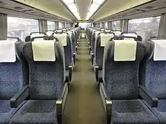 Intérieur de la classe standard.