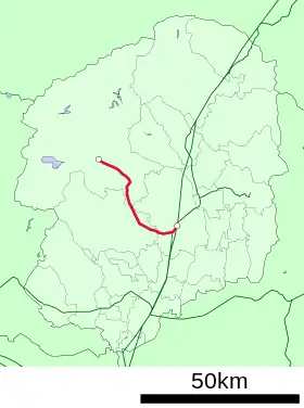 Voir la carte de la ligne.