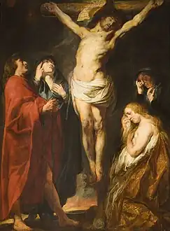 Christ en croix de Jacob Jordaens (1618)