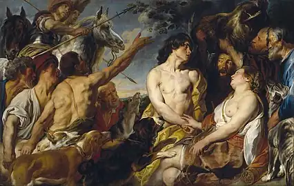 Jacob Jordaens, Méléagre et Atalante, 1620-1650, musée du Prado