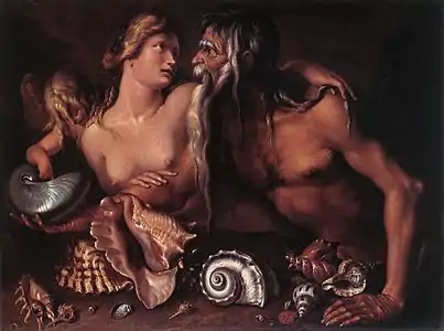 Neptune et AmphitriteJacob de Gheyn II (fin XVIe siècle).